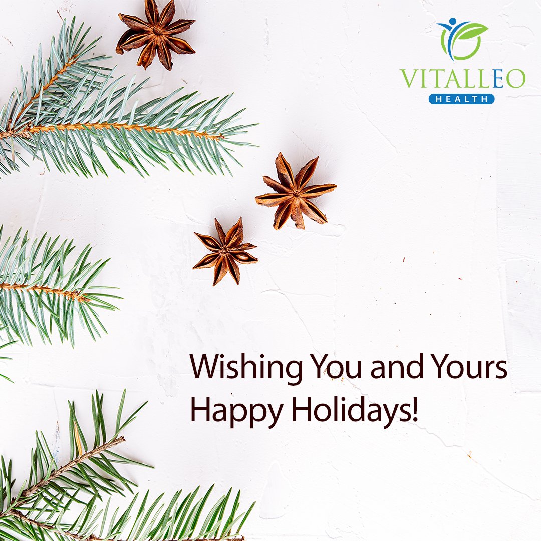 VitalleoHealth's tweet photo. We truly value your support of Vitalleo Health and wish you a blessed holiday season! See you in the New Year. https://t.co/TKWKiuzuY9