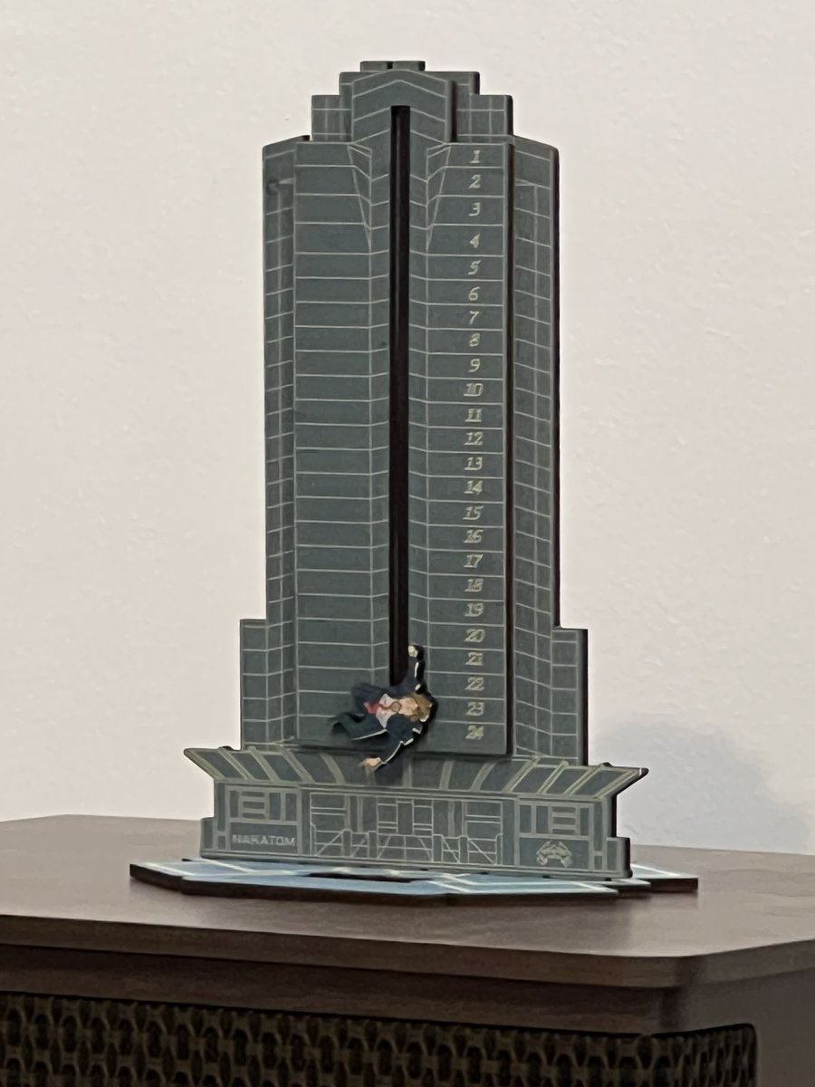 One more floor for Hans to fall.  #diehardisachristmasmovie