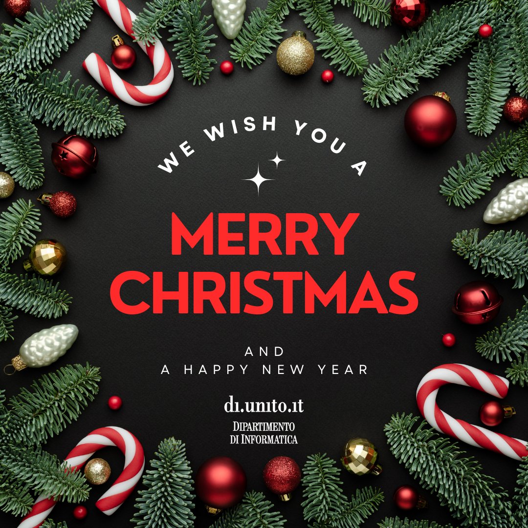 DiUniTo (@diunito) on Twitter photo Il nostro dipartimento vuole cogliere questa occasione per ringraziarvi per tutto l’interesse che avete dimostrato finora, augurandovi un felice e sereno #natale ed un entusiasmante anno nuovo.
L'attività sui canali social ripartirà il 9 gennaio.
#christmas #xmas #unito #torino Il nostro dipartimento vuole cogliere questa occasione per ringraziarvi per tutto l’interesse che avete dimostrato finora, augurandovi un felice e sereno #natale ed un entusiasmante anno nuovo.
L'attività sui canali social ripartirà il 9 gennaio.
#christmas #xmas #unito #torino
