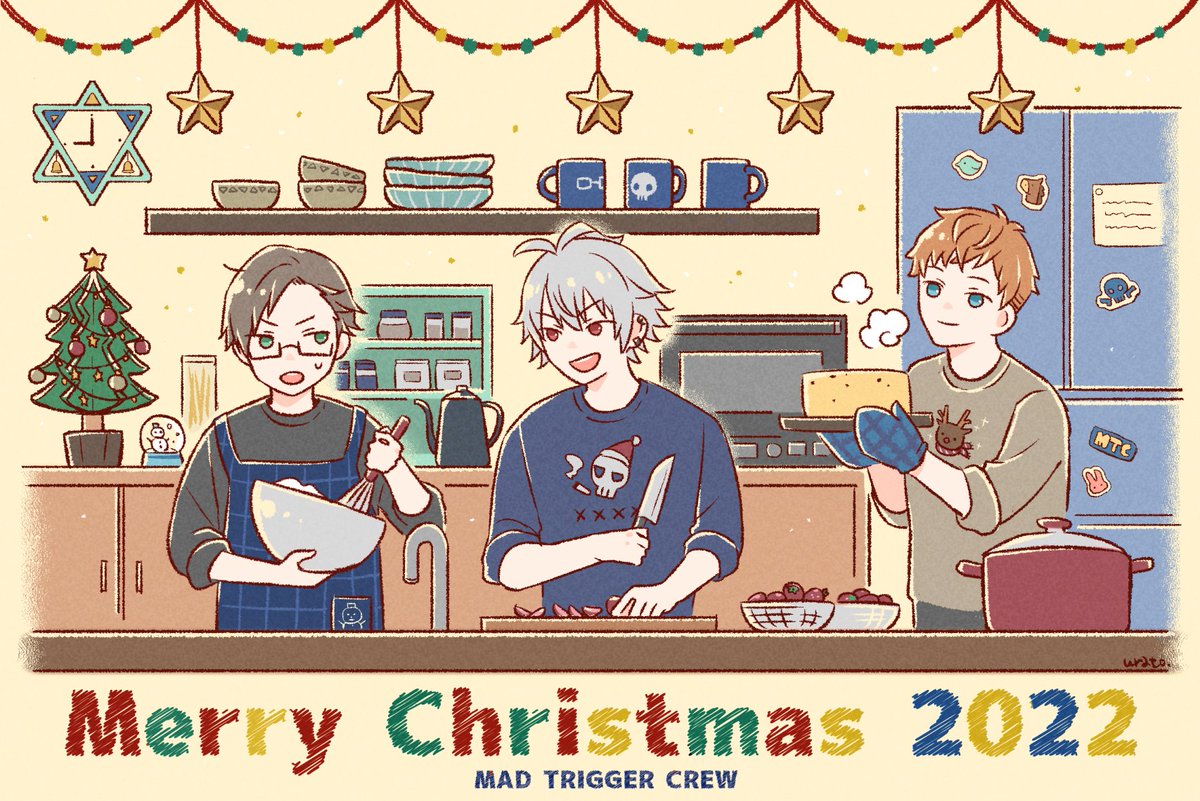 🎄メリークリスマス🎄
クリスマスケーキは3人で作ろう🐴🐰🐦🎂 