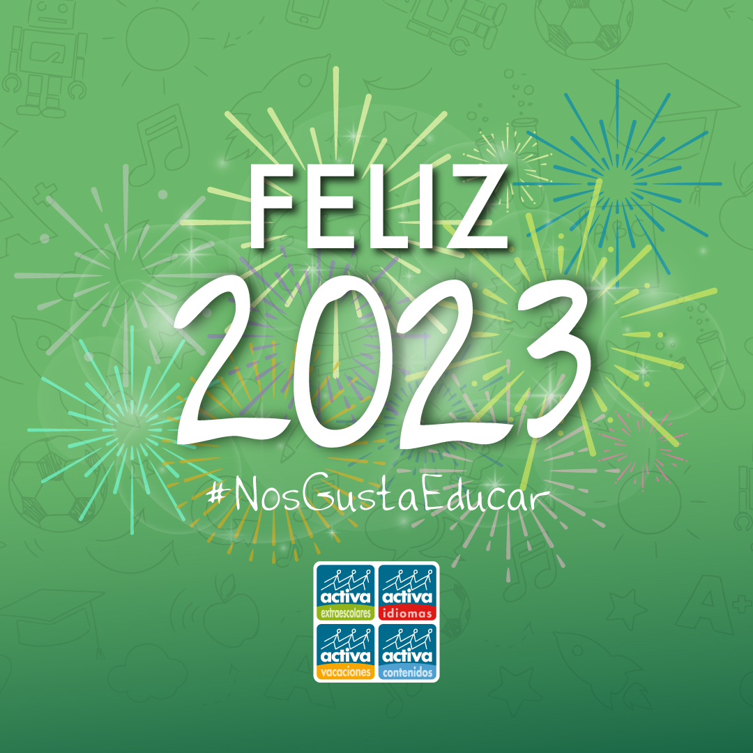 ActivaRedes's tweet photo. Brindamos por un nuevo año lleno de ilusiones y nuevos proyectos que esperamos seguir compartiendo. Gracias a todos por vuestra confianza y apoyo. ¡Nos vemos en 2023!
 
#FelizAñoNuevo #HappyNewYear #Feliz2023 
#NosGustaEducar https://t.co/D0YXfosqo6