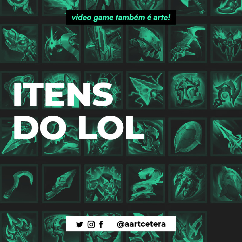 aartcetera's tweet photo. Sabia que os itens do LoL podem decidir partidas? 
Eles são importantíssimos no... https://t.co/9bQakD4pre https://t.co/xsMUo5v2iy