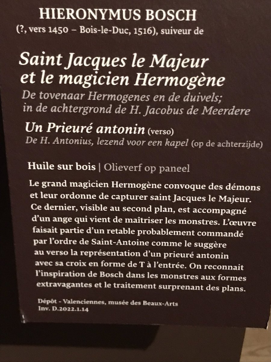 cc <a href="/boschbot/">BoschBot</a> - Saint Jacques le majeur et le magicien Hermogène - Musée de Flandre, Cassel