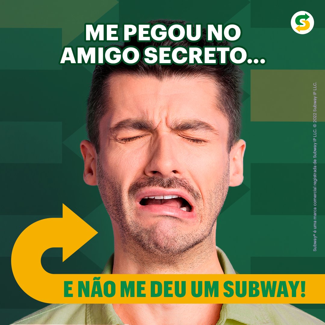 Subway Brasil - Compre um, leve outro. Simples e gostoso assim, só hoje no  SUBWAY®. Encontre a loja mais próxima e não perca essa chance. Mais  informações em bit.ly/2m9jEJ8.