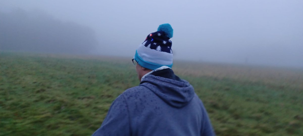 NordicWSuffolk's tweet photo. Our usual Nordic Walk at @IckworthNT turned from fog to heavy rain but everybody kept going, even had Christmas lights with us #britishnordicwalking #inwa #wearenordicwalking #nordicwalking #walkingforhealth https://t.co/EuOHBKTaxw