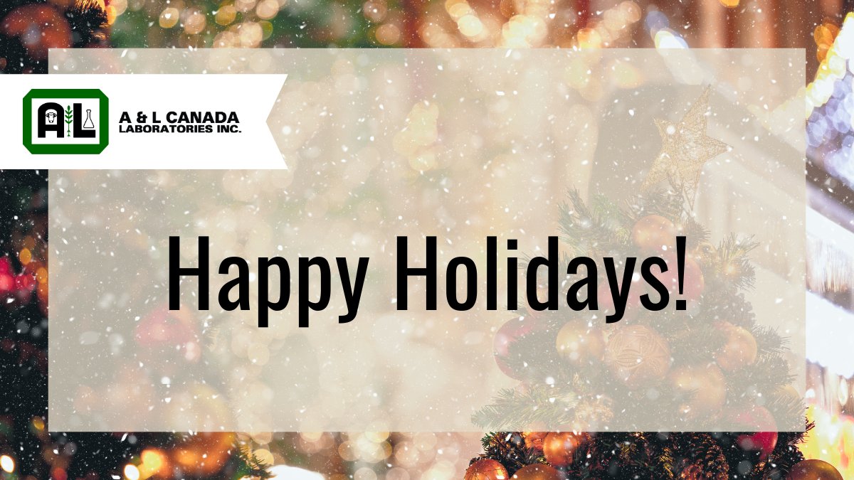 Happy Holidays from the A&amp;L Labs family to yours!
Wishing you a safe and merry holiday season🎄