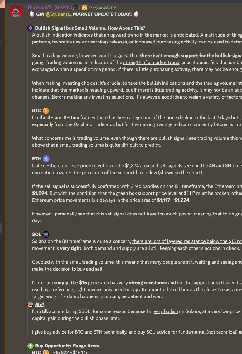 RZMetaversity's tweet photo. Are you Bearish or Bullish? Our expert @RZ1989sol has the analysis inside Campus:
“I give buy advice for BTC and ETH technically, and buy SOL advice for fundamental (not technical) analysis."
Join Discord: https://t.co/pfOhrM3Put
#KOGMI #Education #Solana #Bitcoin https://t.co/DnstDNGTSV