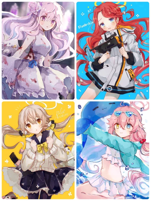 #2022年自分が選ぶ今年の4枚 ブルアカ4と公開が今年だっただけですがアンソロの… 