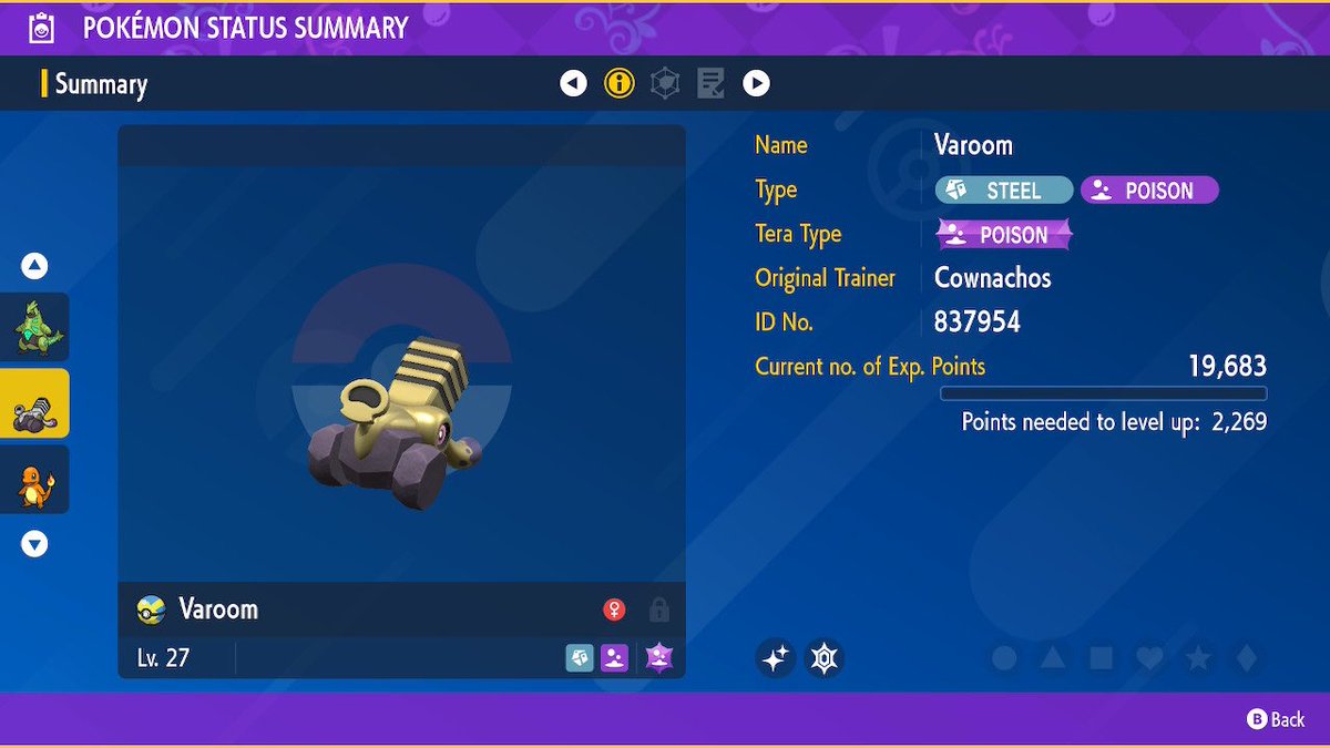 cownachos's tweet photo. Mass outbreak #ShinyPokemon Varoom #PokemonViolet https://t.co/YdbXOz3snD