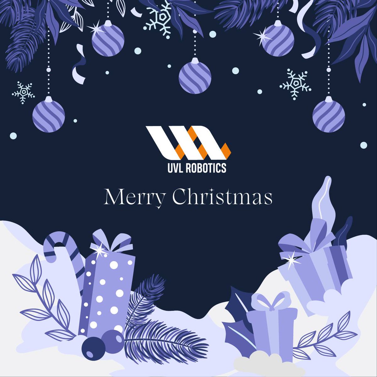 Dear friends!

UVL Robotics team wishes you a Merry Christmas! May your every day be filled with warmth, love and happiness!
 
P.S. 😏 About new horizons: next week we will share some hot news about our great traction in US market 🇺🇸