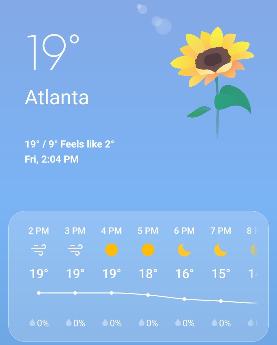 yllasally's tweet photo. just lovely. that sunflower aint surviving this cold let me tell you now. ya know we aint built for this. 🥶🥶

ps. where is our snow? https://t.co/TlIijBPBlS