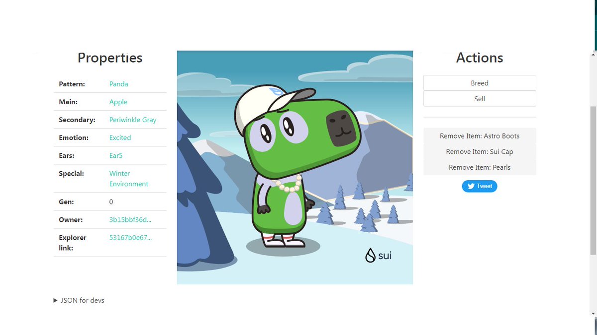 🎁 I just unboxed my Sui Holiday Capy! ❄️
Create your own Capy here:  capy.art #CapyHolidays