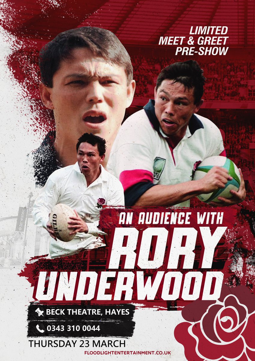 FloodlightEntertain (@floodlightent) on Twitter photo See #England #Rugby #legend <a href="/Rory_Underwood_/">Rory Underwood MBE DL</a>
LIVE <a href="/BeckTheatre/">Beck Theatre</a> Thursday 23rd March
Tickets becktheatre.org.uk/Online/tickets…
#sixnations #6nations #twickenham <a href="/SixNationsRugby/">Guinness Men's Six Nations</a> <a href="/EnglandRugby/">England Rugby</a> #englandrugby @Twickenhamstad #twickenhamstadium
#Christmasgiftsideas
Limited meet and greet See #England #Rugby #legend <a href="/Rory_Underwood_/">Rory Underwood MBE DL</a>
LIVE <a href="/BeckTheatre/">Beck Theatre</a> Thursday 23rd March
Tickets becktheatre.org.uk/Online/tickets…
#sixnations #6nations #twickenham <a href="/SixNationsRugby/">Guinness Men's Six Nations</a> <a href="/EnglandRugby/">England Rugby</a> #englandrugby @Twickenhamstad #twickenhamstadium
#Christmasgiftsideas
Limited meet and greet