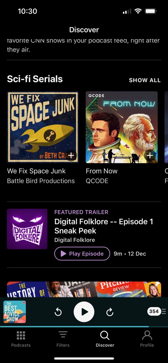 Thanks to <a href="/pocketcasts/">Pocket Casts</a> for choosing our upcoming show, <a href="/digiFolklorePod/">Digital Folklore Podcast</a>, as a featured trailer! We are excited to launch on Jan 16! 

#podcast #folklore #urbanlegend #creepypasta