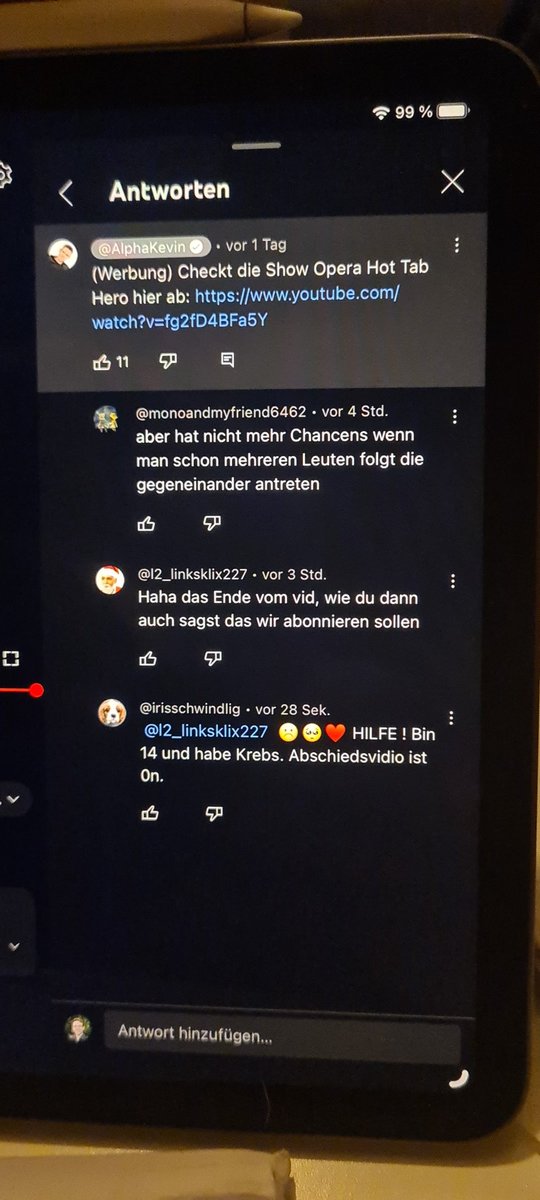 abmed2303's tweet photo. @AlphaKevin112 wir leben doch in einer f**king Simulation in der DIESER Account bei deinem Video kommentiert 😅 @kyzer98x https://t.co/R2SwWi6Mt3