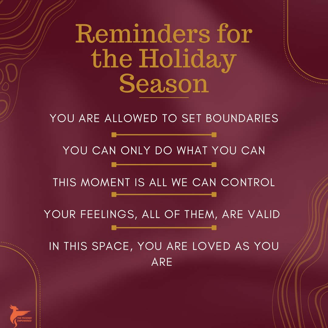 TPEmpowered's tweet image. Happy Holidays from The Phoenix Empowered. You are so loved in this space. Thank you for being here ❤️
