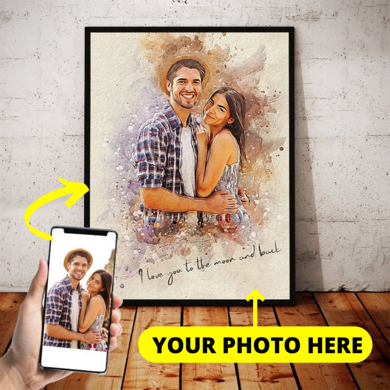 joysketindia's tweet photo. Turn your pictures into an exquisite watercolour painting delivered to your doorstep!