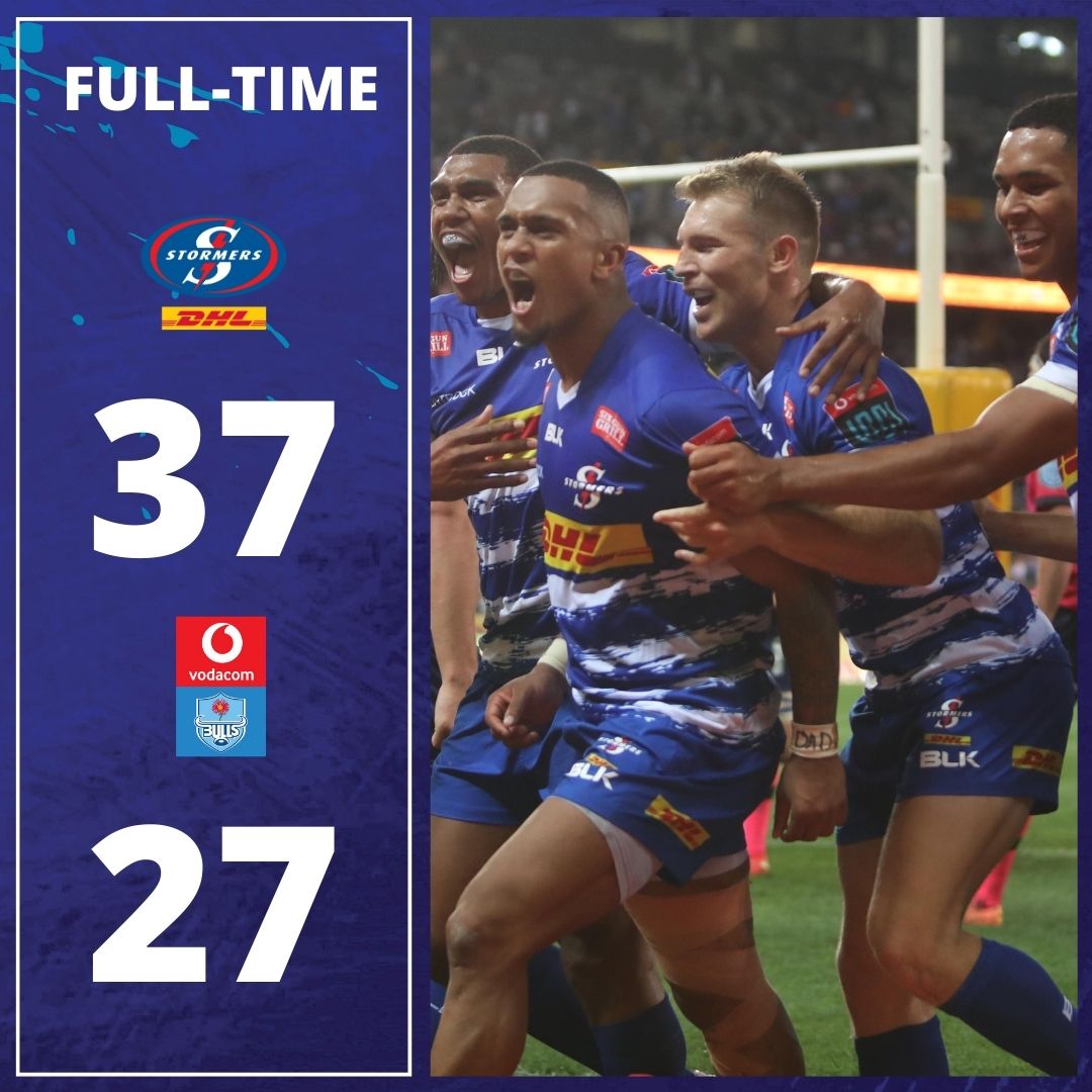What a performance. What a crowd. What a time to be alive in Cape Town. #STOvBUL #iamastormer #dhldelivers <a href="/Vodacom/">Vodacom</a> #URC