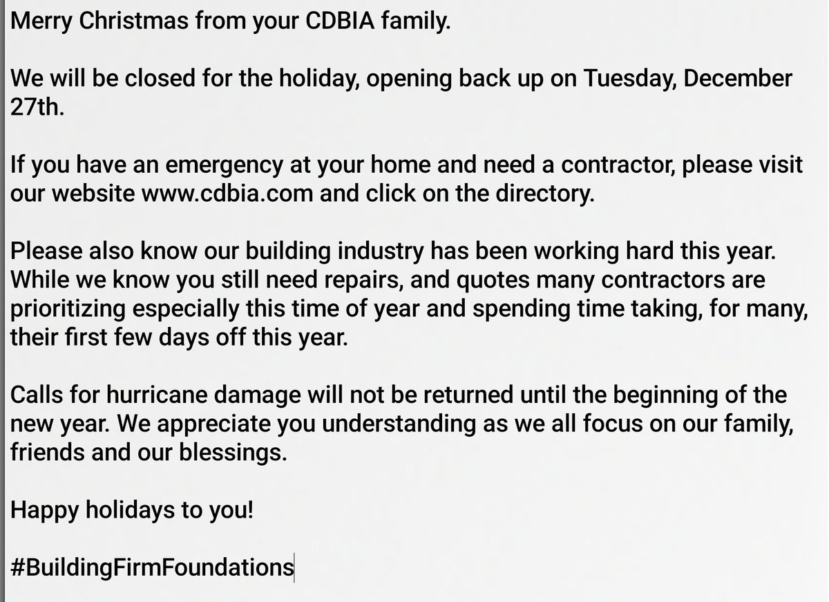CDBIA's tweet photo. #MerryChristmas 
#BuildingFirmFoundations https://t.co/Mx0e0T78Fv