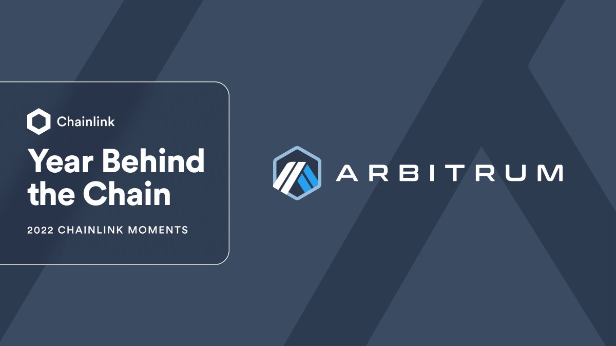 chainlink's tweet photo. ⛓️ #Arbitrum ⛓️

@arbitrum is bringing L2 scaling to Ethereum dApp devs, now seeing growing demand for Chainlink Price Feeds with $1B+ in total value locked.

Watch @EdFelten's SmartCon 2022 presentation on where Arbitrum is headed over the next year.
https://t.co/AgiFXv5LtH https://t.co/fMhusnhK3w