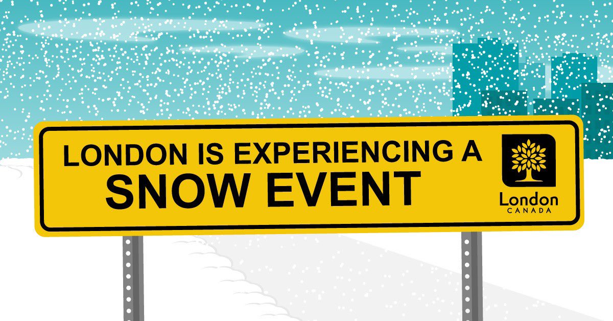 London is currently experiencing a large-scale snow event. Environment Canada has asked travelers to consider postponing non-essential travel until conditions improve.
 
Learn more about how the storm is impacting #LdnOnt and what you need to know: london.ca/newsroom/publi…
 
1/🧵