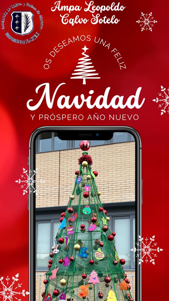 ampalcs's tweet photo. 🎄 Para todas las familias que formáis parte de la Asociación de Madres y Padres del Colegio Leopoldo Calvo Sotelo: ¡FELIZ NAVIDAD! 🎄

🙏🏻 Desde la Junta Directiva del AMPA LCS queremos desearles, especialmente, unas felices navidades a... https://t.co/nMUBB9oyOu