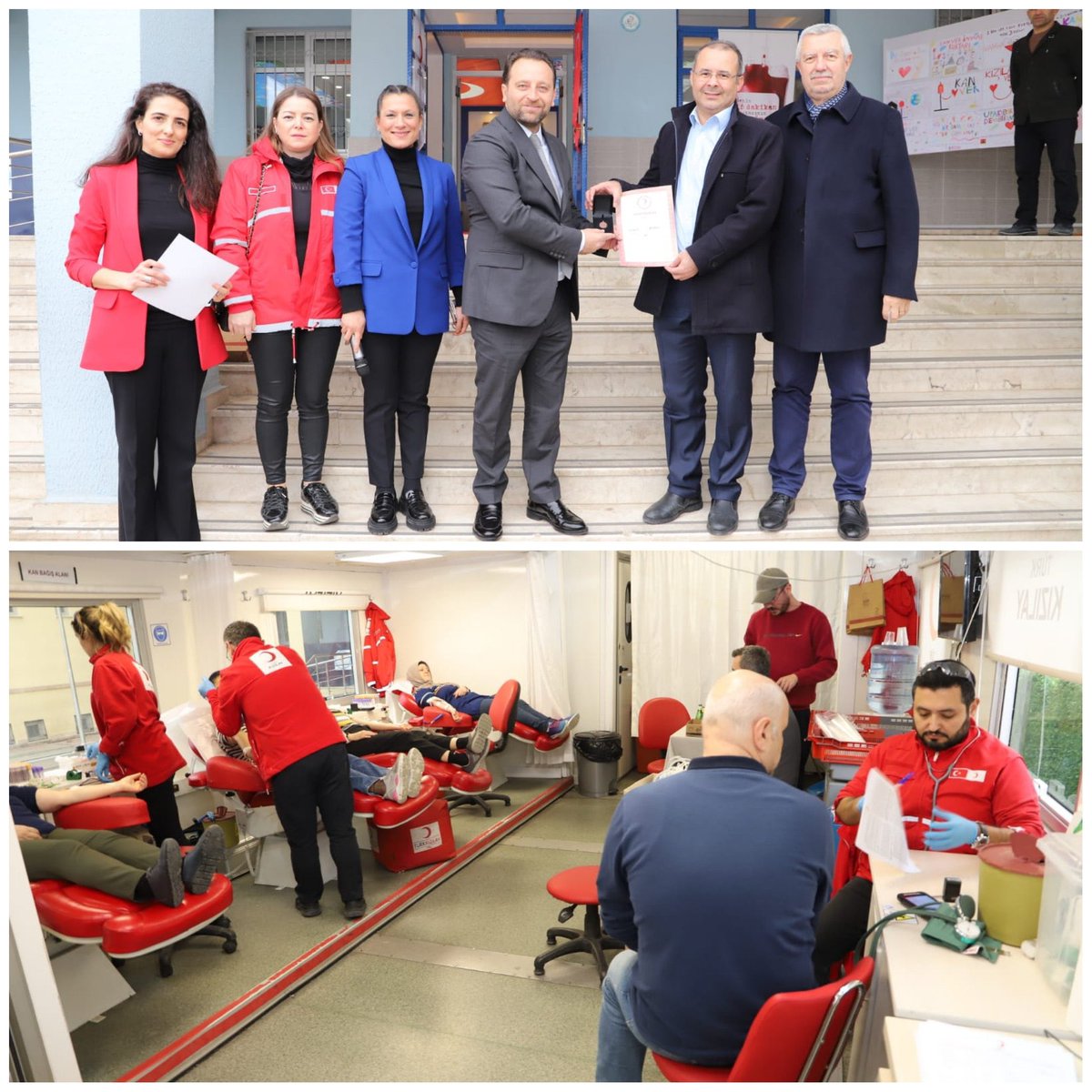 IlkokuluSamet's tweet photo. İl Milli Eğitim Müdürümüz Sayın Serkan Gür,Kızılay Güney Marmara Bölge Müdürü Sayın Nihat Çakır, Osmangazi Bel. Bşk. Sayın Mustafa Dündar okulumuzda gerçekleştirdiğimiz kan bağışı kampanyamıza katılarak bizleri onurlandırdılar.
@serkangur_bursa @GurhanCokgezer @mustafadundar65 https://t.co/v2e0XuTpc4