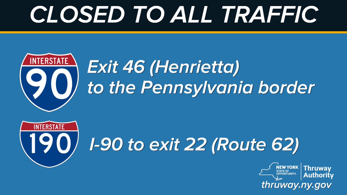New York State Thruway Authority tweet media