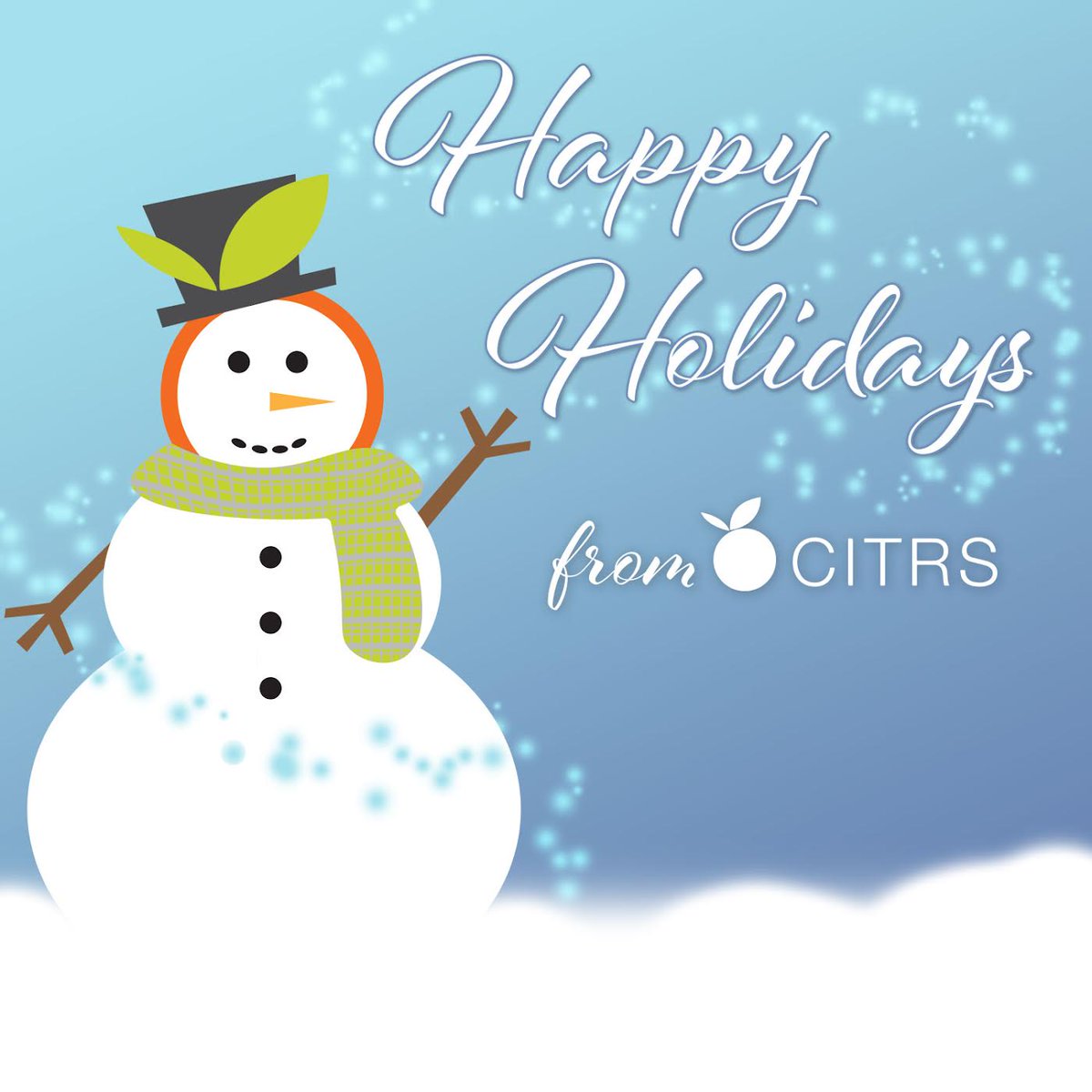 CITRS_INC's tweet photo. CITRS Inc. would like to wish everyone Happy Holidays! Enjoy the time with family, friends, and all of those you love! #holidays #citrs #family #friends #celebrate https://t.co/T3RoP1TbJf