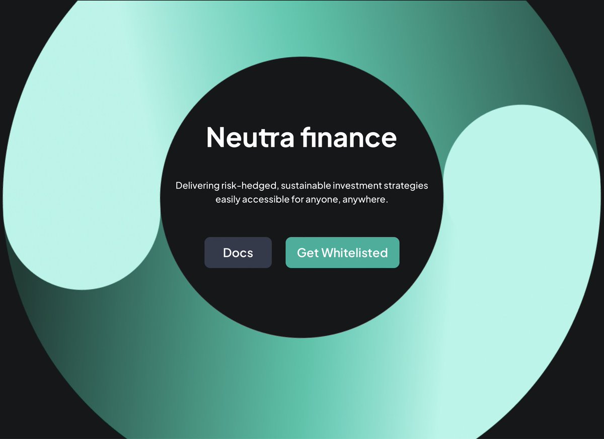 PhotonMiles's tweet photo. @Neutrafinance is a new protocol coming to Arbitrum that plans to offer their own take on the $GLP delta-neutral vault.
The what now? ๐ค
Let's break it all down in this ๐งต
#marketneutral #deltaneutral #arbitrum #neutrafinance #ogcontest https://t.co/tMUZj1KZ3x