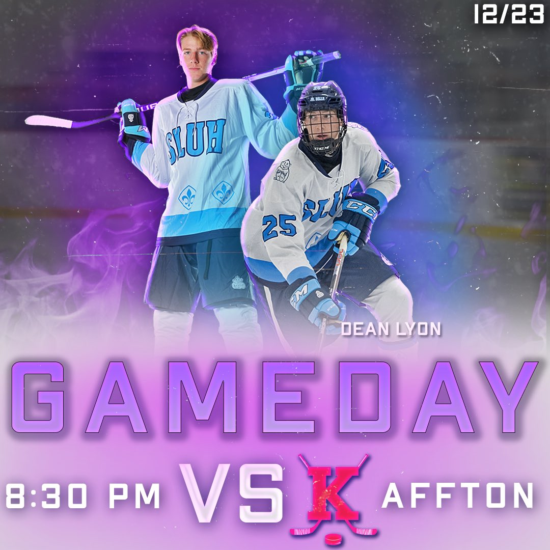 SLUHHockey's tweet photo. GAMEDAY VS KIRKWOOD

8:30 PM AT AFFTON

BE THERE

#defendtheu https://t.co/RaolftIrtI