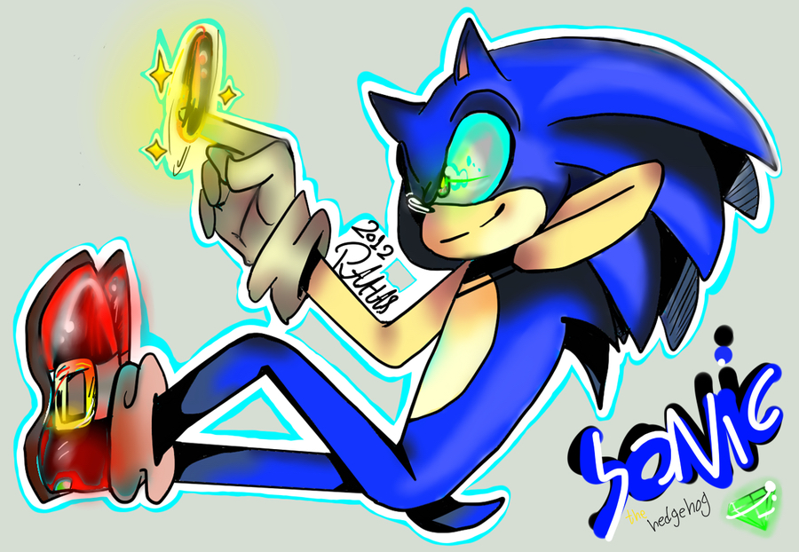 ソニック 「character development 2022 \\ 2012 #Soni」|Rahaf 🦔のイラスト