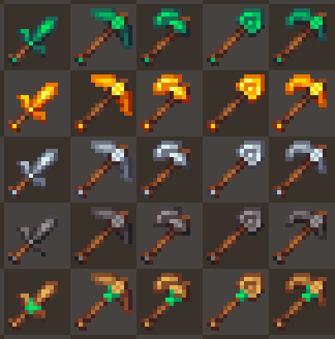 Guys Tools! (20 followers to 100)
#minecraft #texturepack #aseprite #pixelart #pixel <a href="/packretweeter/">Texture Packs</a>