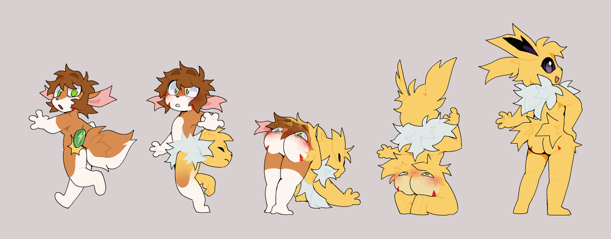 tfhellhole's tweet photo. I've done quite a few Pokemon UDTFs, and of all kinds! Here are the faves for you all to enjoy ^^
#transformation #transfur https://t.co/A9eNpR7aGU