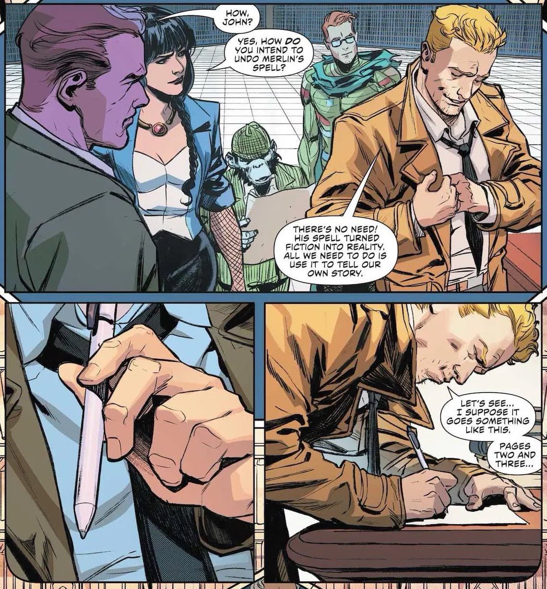 dailyjohnc's tweet photo. Dude I knew he was real and writing the comics https://t.co/aMJfNw3qHk