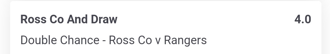 ApolloBettor's tweet photo. Ross County Vs Rangers

Ross County Double Chance @ 4.0
1.5 units https://t.co/aWu5UCKenQ
