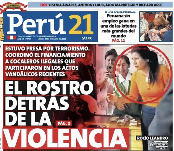 rubenvargasces's tweet photo. ⁦@TC_Peru⁩ esta Sra le parece rehabilitada?, vuestra sentencia ordena que puede ejercer función pública y hasta fundar un partido político. Están conscientes la magnitud del daño que le han hecho a la democracia? https://t.co/WhyCF1Hko5