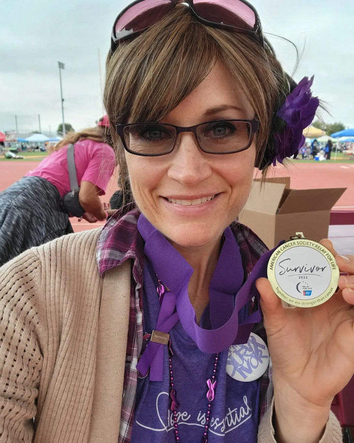 “Eight-year cancer survivor here from choriocarcinoma, a rare type of cancer.” - @cindylupica Congrats on eight years, Cindy! 🎉 #RelayForLife #WhyIRelay #RelayForLife2022 #CancerSurvivor