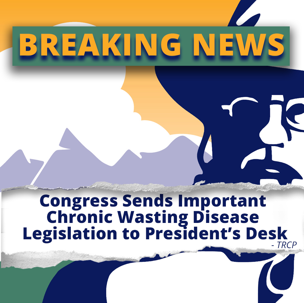TheTRCP's tweet photo. Breaking: Congress approves Chronic Wasting Disease Research and Management Act in year-end spending bill. https://t.co/DNBiezvugs https://t.co/pnq33JKdbK