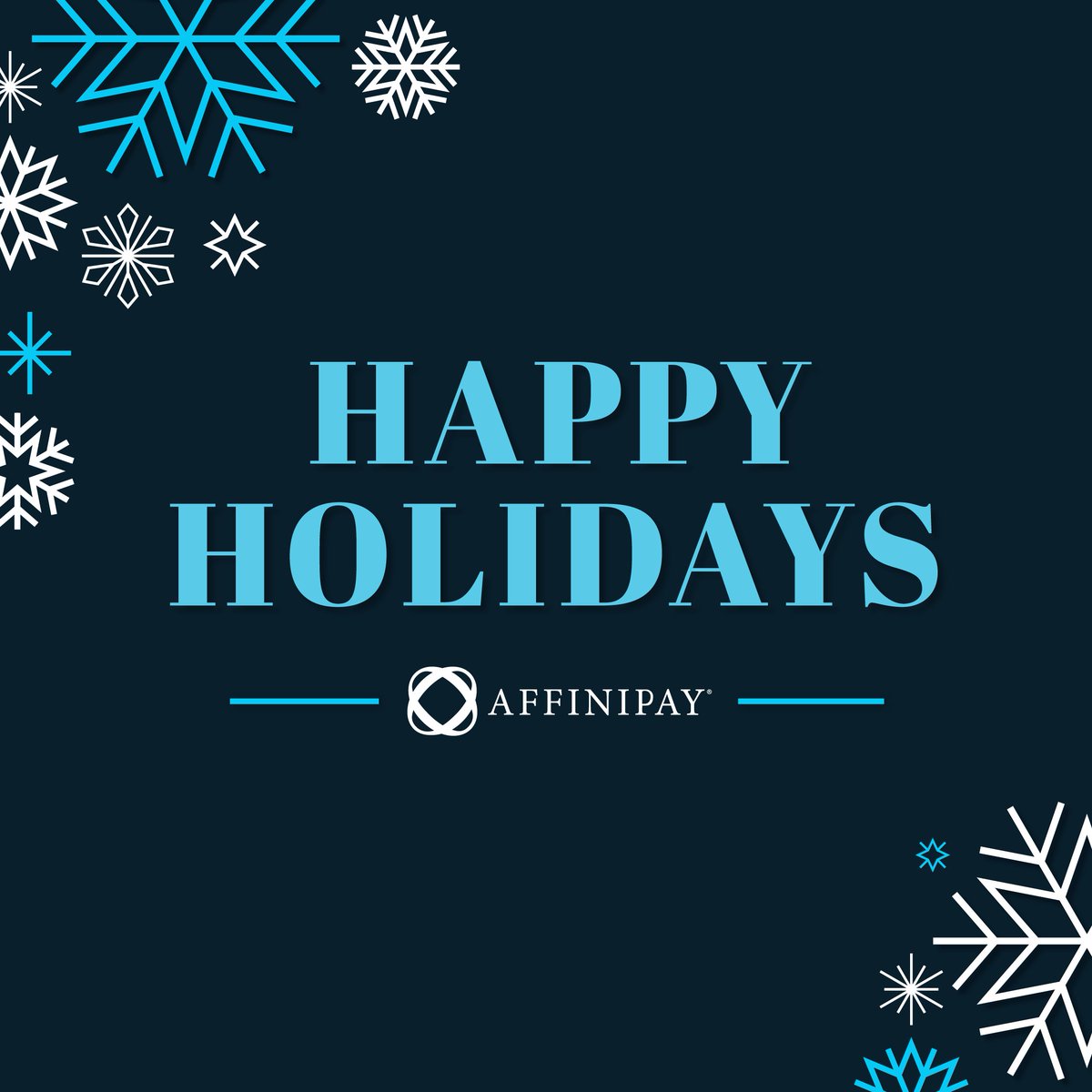weare8am's tweet photo. Wishing our AffiniFam a wonderful holiday season!

We hope you find time to relax and stay warm!! ⛄️ https://t.co/i7j4B8o498