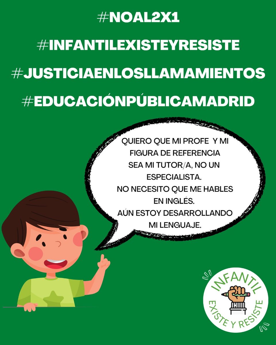 Oasis250397's tweet photo. @IdiazAyuso @ComunidadMadrid #educacion #infantilexisteyresiste #feliznavidadayuso https://t.co/oXiNIHWDNo