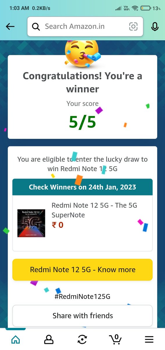 VishalN0709's tweet photo. @RedmiIndia @amazonIN 
#RedmiNote125G #RedmiNote12Quiz
I am super excited for this redmi series. I hope that i win this Smart phone. :) https://t.co/wprZKyzwo4