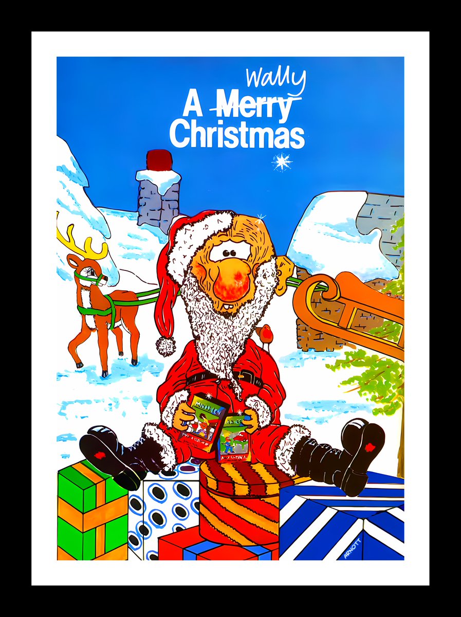 GaryArnott's tweet photo. @JazRignall In a spooky coincidence I was just working on remaking this one too!! 😲🖍️🎅
#Mikrogen #Wally #WallyWeek #Pyjamarama #EveryonesAWally #Automania #HerbertsDummyRun #ThreeWeeksInParadise #ZXSpectrum #C64 #80s #Nostalgia #retrogaming #MerryChristmas #Artwork #HappyChristmas2022 https://t.co/nrj9DM4ZWQ