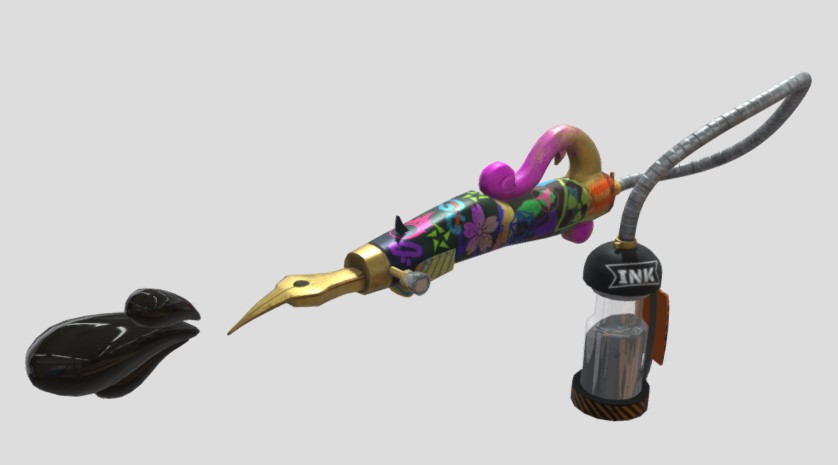 WakeTechGameDev's tweet image. Interested in some cool weapon designs? These were created by students in SGD 214 (3D Modeling II). 
skfb.ly/oyP8H 
skfb.ly/oyL7C