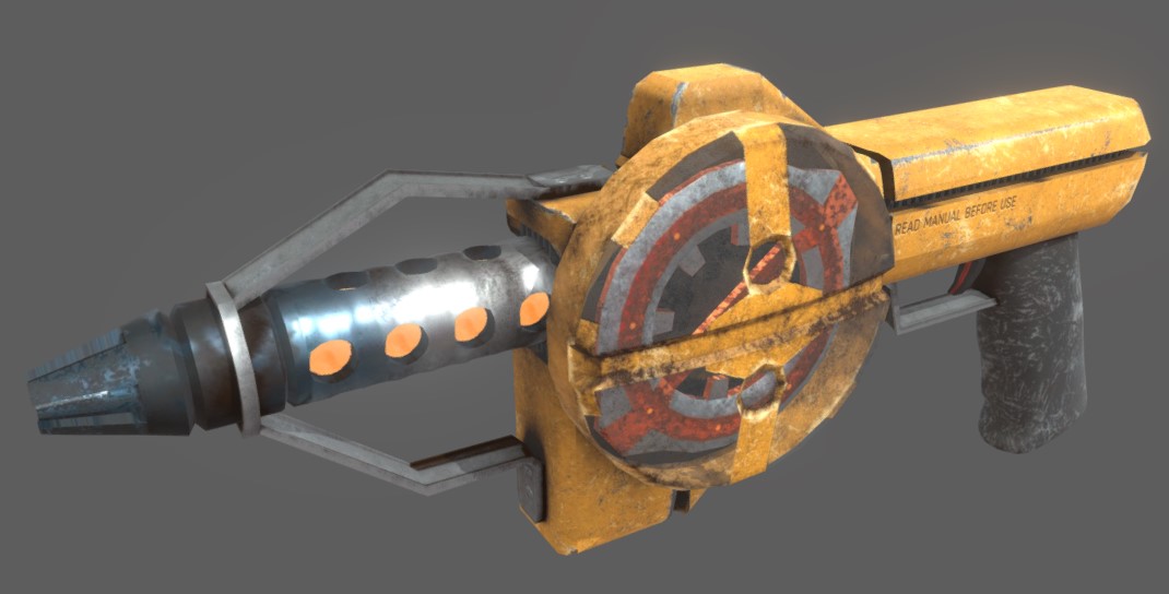 WakeTechGameDev's tweet image. Interested in some cool weapon designs? These were created by students in SGD 214 (3D Modeling II). 
skfb.ly/oyP8H 
skfb.ly/oyL7C