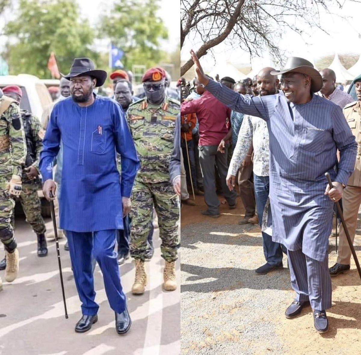 sebitwilliamz's tweet photo. In Kenya 🇰🇪, it’s copy and paste from the President Salva Kiir Mayardit of South Sudan 🇸🇸 
#SSOT https://t.co/4AFcF8DBIz