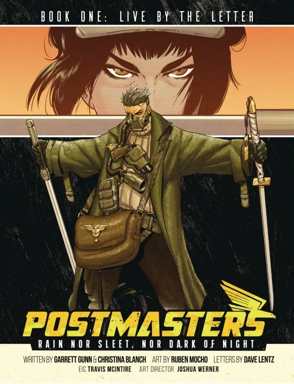 pestocomics's tweet photo. Postmasters #1 - Really enjoyed the plot and characters here, even if the captions were a bit too on the nose. Doesn't dig too far into the background before getting going. - READ Released: 10/20/22 #globalcomix #indiecomics #comicbooks #pdcr #postmasters #sourcepointpress https://t.co/TDDthqJekC