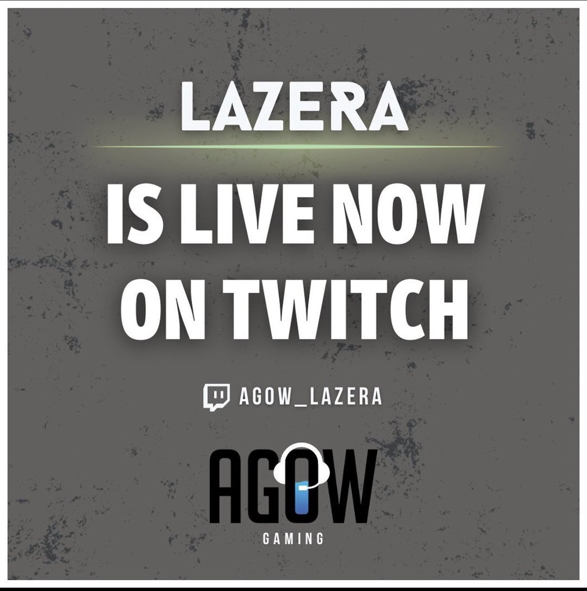 agow_gaming's tweet photo. Lazera
Live streaming @CallofDutyUK #MW2 right now guys🥶 @pedrolazera14 you don’t wanna miss this 🎮💙
https://t.co/NWy1eGGh0R
-
-
Twitch: https://t.co/F4QC6YgCyK
YouTube: https://t.co/b1GgTmMsPR
-
-
#agowgaming #agow #dimzy #explore #fyp #twitch https://t.co/U0cUGZzFXy