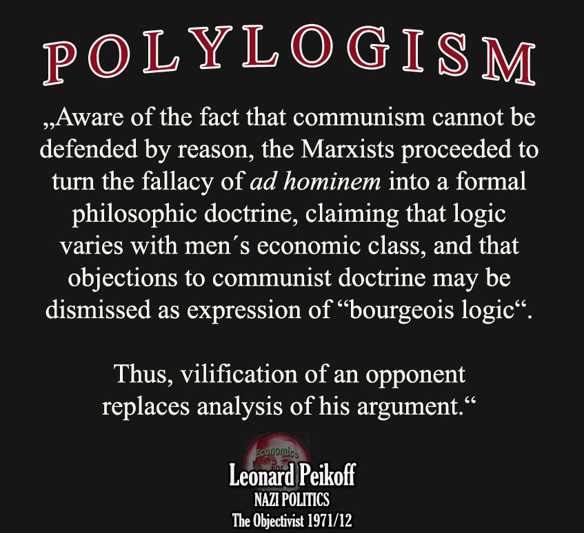 Rothbardianism's tweet photo. #Peikoff  #Polylogism  #Marxism  #Communism https://t.co/eHr0RPtLYT