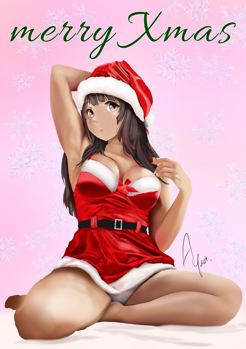 今年もクリスマスがやってきた🎁🎄
#HappyXmas 
#クリスマスイラスト 